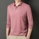 thumbnail image 1 of pstuiky manga larga para hombre, Pijama deportivo para hombre, para estar en casa, de color liso, con camiseta deportiva de manga larga y cuello vuelto Tops de talla grande para hombre xl, 1 of 6