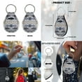 thumbnail image 6 of Renewold American Tribal Blue Gray Car Accessories Full Set, Universal Car Seat Covers Steering Wheel Seat Belt Pads Cup Holder Key Chains 11 PCS Universal Fit for Most Vehicles, 6 of 7