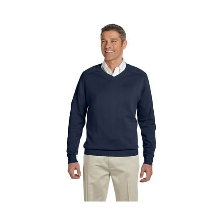 Mens Classic V-neck Sweater - Devon & Jones Classic Men's V-Neck Sweater, Style D475