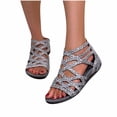 thumbnail image 4 of Zapatos de punta abierta para mujer Sandalias cómodas Sandalias de playa cómodas e informales Wmkox8yii sa4080, 4 of 6