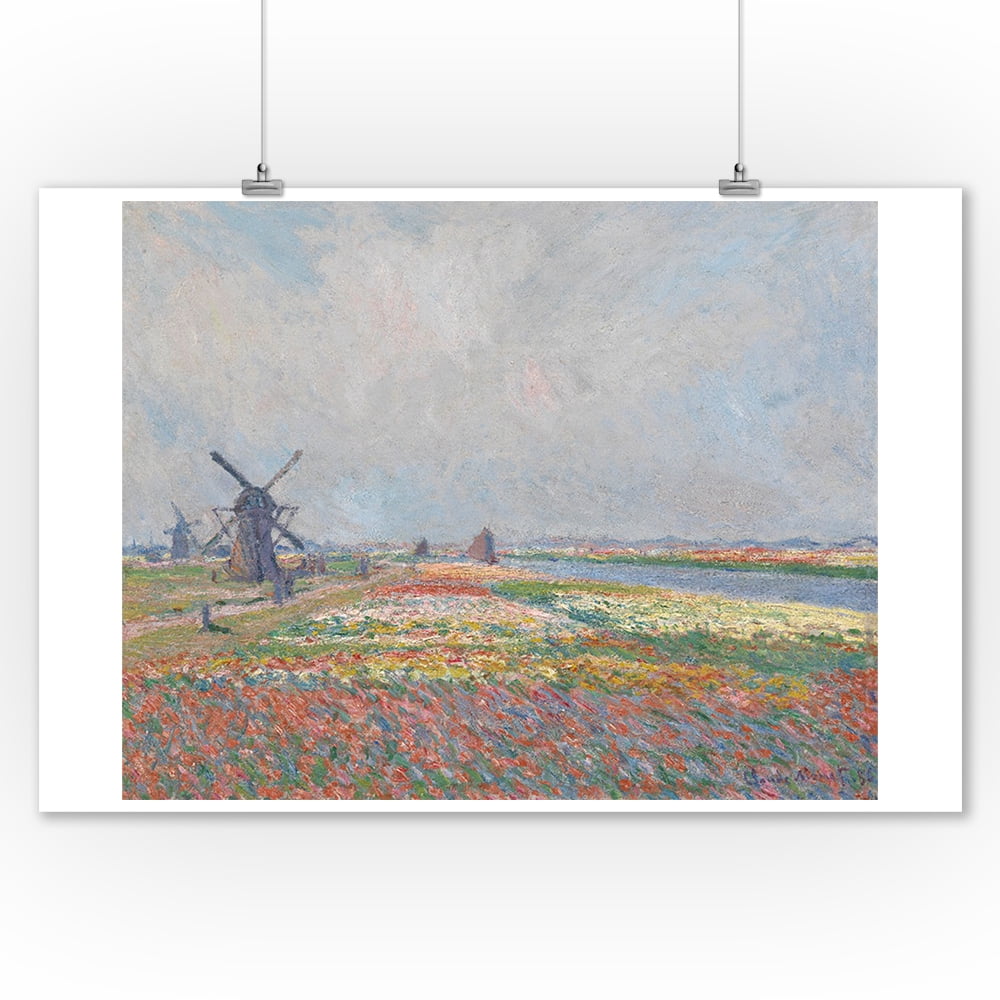 Tulip Fields near The Hague Masterpiece Classic Artist Vincent Van