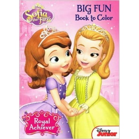 Sofia the First Jumbo 96 pg. Coloring and Activity Book -"Royal Achiever"