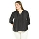 thumbnail image 4 of Blusa con detalle de moño Roman Fashion /Tallas Extras, 2657 (Negro) negro 40, 4 of 6