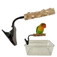 thumbnail image 4 of SeekLGT Parrot Stand Adjustable and Portable Bird Stand for Inside with Movable Training Set for Cockatiels Conures and Medium Small Parrots Black 1 Count, 4 of 9