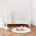 thumbnail image 2 of Sweet Jojo Designs Leaf Boy or Girl Baby Playmat Tummy Time Infant Play Mat - Gender Neutral Floral Ivory Beige Taupe and White Gender Neutral Boho Watercolor Botanical Flower Woodland Tropical Garden, 2 of 4
