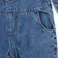 thumbnail image 5 of UACY Kids Boys Girls Denim Overalls Jumpsuit Adjustable Strap Long Pants, Classic Fit One Piece Outfit with Pockets for Daily Casual Outdoor Wear (Blue, 3-4 Years), 5 of 7