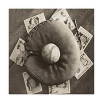 Trademark Fine Art 'Baseball Nostalgia III' Canvas Art by Judy B. Messer