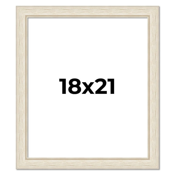 18x21 Frame White Real Wood Picture Frame Width 1.75 inches | Interior Frame Depth 0.5 inches |