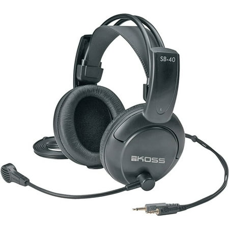 Koss SB40 20Hz Stereophone Padded Headband with Microphone