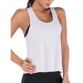 thumbnail image 6 of YouLoveIt Women Sport Yoga Vest Gym Sports Tops Shirts Active Stretch Sleeveless Workout Vest Quick Dry Loose Tops, 6 of 7