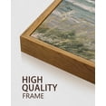 thumbnail image 5 of Drsoum Vintage Landscape Wall Art Sea Coastal Meadow Scenery Farmhouse Decor Retro Painting for Living Room Bedroom 11x14in3pcs Brown Framed, 5 of 7