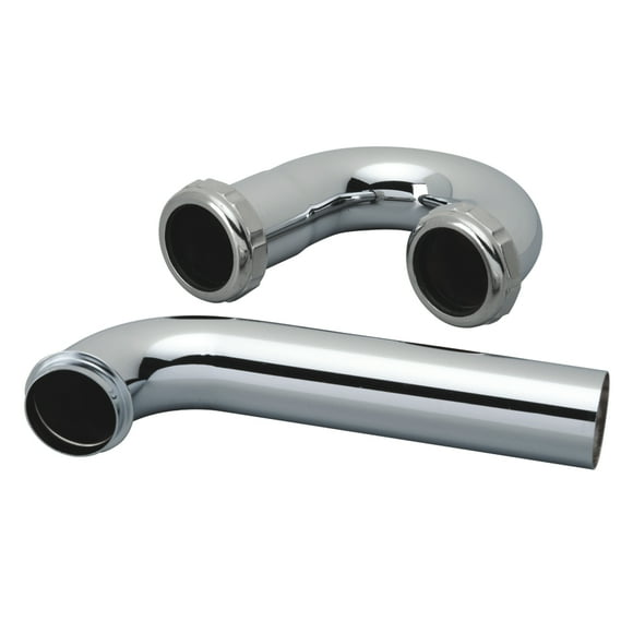 1-1/4" P-Trap Drain - Chrome