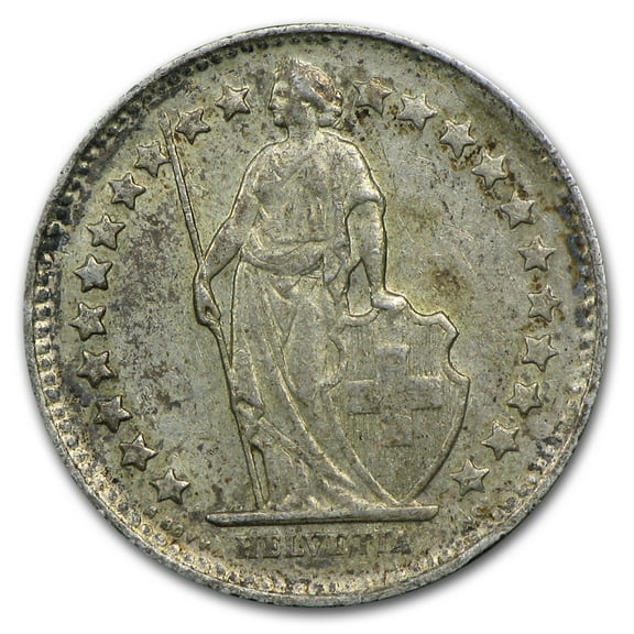 Switzerland Silver 1/2 Franc Avg Circ (Random Dates)