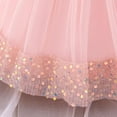 thumbnail image 6 of Zwiiyzr 6M-5T First Communion Dress Flower Girl Dress Elegant Lace Satin A-Line Bridesmaid Princess Dress for Wedding Party Pink, 6 of 9