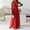 13-Red-Wedding Guest Dress for Women, variant on Guest Wedding Dresses for Women 2023 V Neck Sleeveless Champagne Dresses Ankle Length Long Dresses Swing Party Dress Strappy Prom Dresses Flowy Graduation Dresses Solid Semi Formal Dress