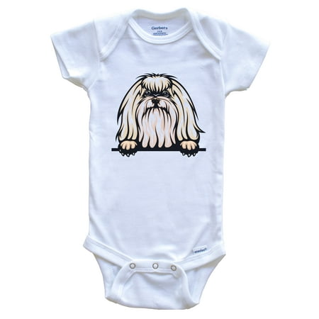 

Maltese Dog Breed Cute One Piece Baby Bodysuit v2 3-6 months white
