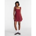 thumbnail image 2 of No Boundaries Fit and Flare Mesh Dress, Women’s XXS-XXL, 2 of 5