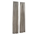 thumbnail image 5 of Mainstays Como Textured Light Filtering Indoor Curtain Panel Pair, Set of 2, 37” W x 84”L, Brown, 5 of 9