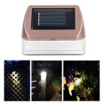 thumbnail image 1 of Environment Outdoor Waterproof Solar Power Wall Lamp 2 LED Garden Wall Decoration Light, 1 of 4