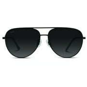 WearMe Pro - Oversized Flat Lens Fashion Designer Inspired Aviator Sunglasses