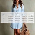 thumbnail image 3 of Guieoi Women's Elegant Casual Vacation-Style Long-Sleeve Shirt Dress Fall with Two Pockets Pink L, 3 of 6
