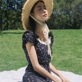 thumbnail image 5 of Light weight Straw Hat Windproof Protecting Hat Multifunctional Comfortable Hat for Various Event, 5 of 9