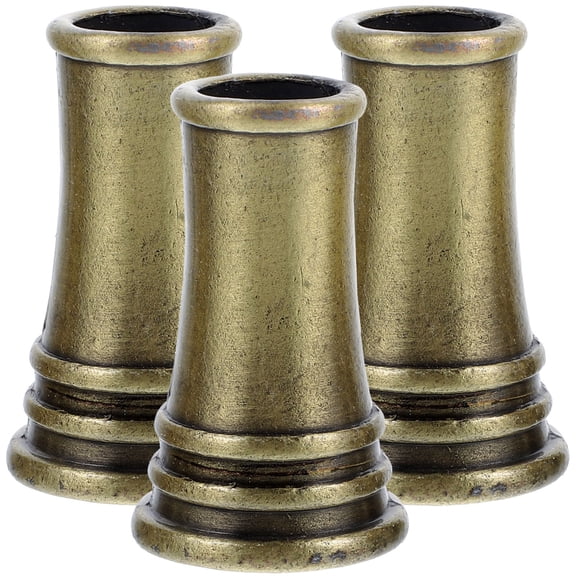 3-Piece Round Metal Pen Holder Set for Office Desk Organizer, Pencil Cup, Finish, and Stylish