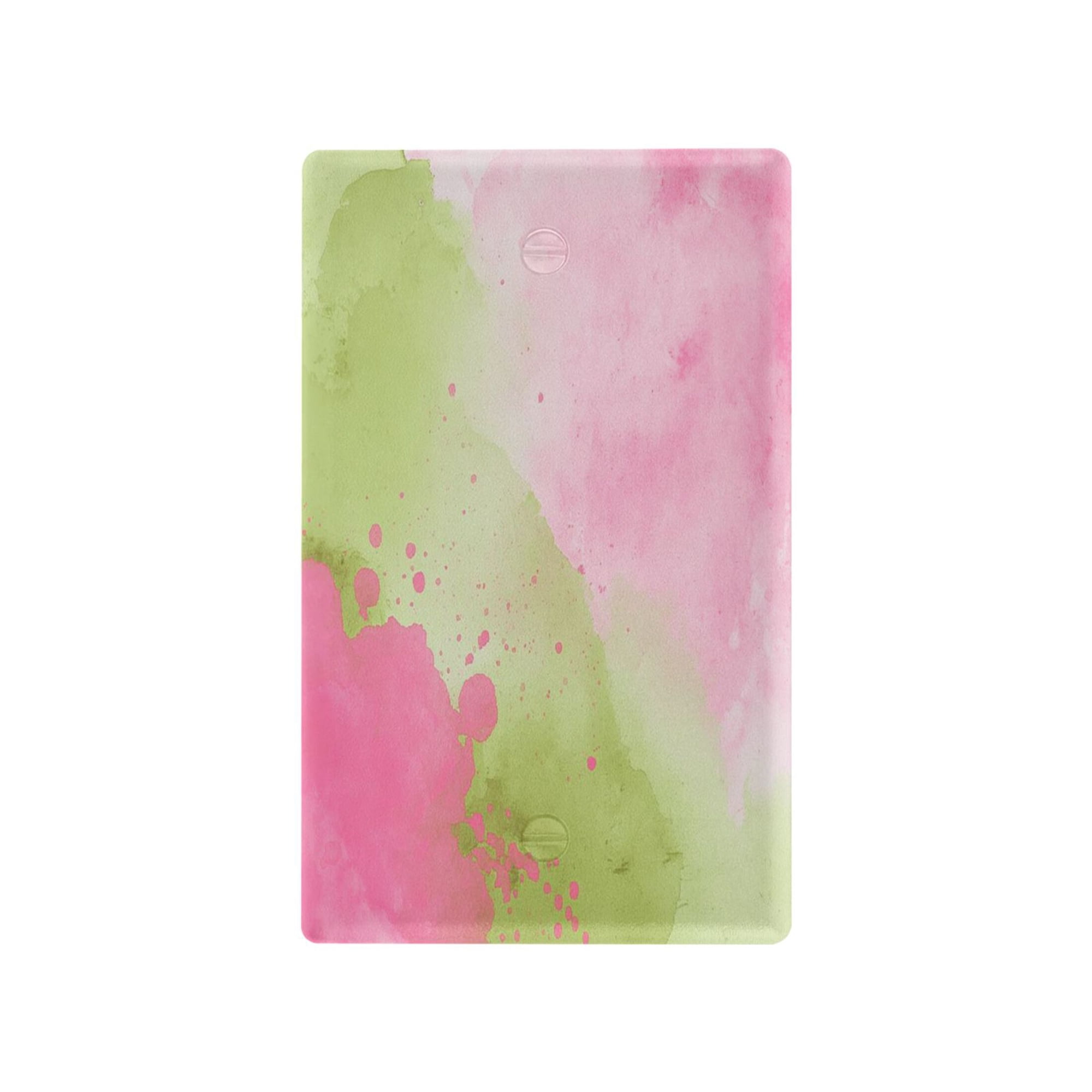 IAUYY Retardant PC Material Unused Outlet Cover Switch Plate Covers Easy DIY Installation with Screws Light Switch Cover Plate Watercolor Painting