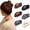 Frosted-03, variant on AWAYTR 6 Pack Matte Flat Hair Claw Clips, Large Oval French Clips, No Slip Strong Grip for Yoga, Daily & All Hair Types