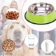 thumbnail image 4 of Cuencos de acero inoxidable para perros, comida y agua, antideslizantes, antideslizantes, apilables, para mascotas, cachorros (2 unidades) MFZFUKR CPB-DE-SSW2048-5, 4 of 5