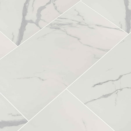 MSI Eden Statuary 24 In. X 48 In. Polished Porcelain Floor And Wall Tile (16 Sq. Ft. / Case)