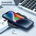 thumbnail image 6 of Liquid Silicone Case for iPhone 14 (6.1''), [Scratch-Resistant, Anti-Fingerprint, Shockproof] Protective Slim Fit Phone Case, 4-Layer Cover with Microfiber Lining, Silky-Soft Touch, Navy Blue, 6 of 15