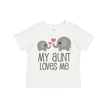 

Inktastic My Aunt Loves Me Gift Toddler Boy or Toddler Girl T-Shirt