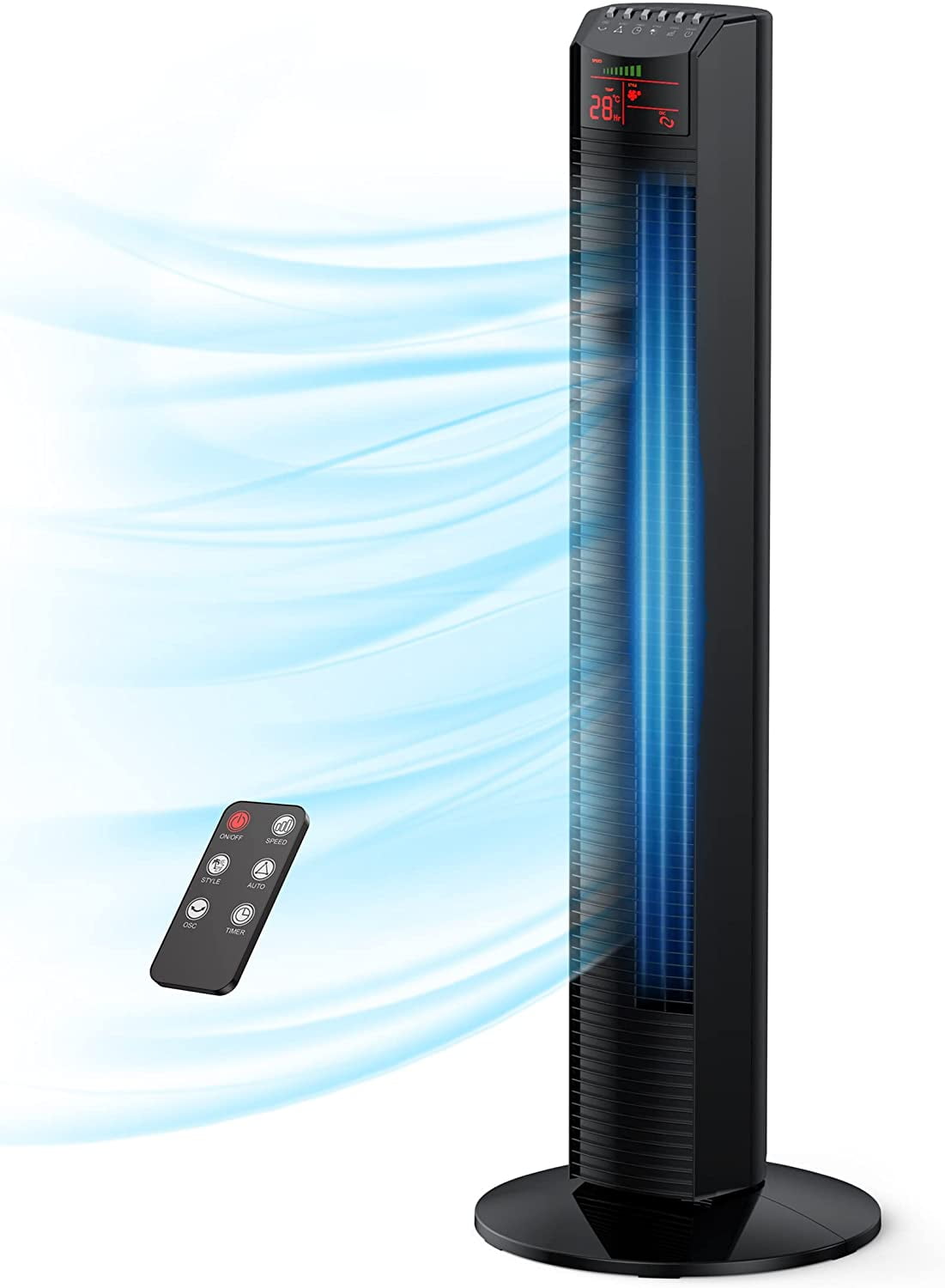 Heating, Cooling & Air Quality Best Choice Products 40in Quiet Oscillating Standing Floor Tower
