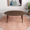 thumbnail image 4 of Stowe Modern Style Solid Wood Walnut Oval Kitchen&Dining Room Table, 4 of 7
