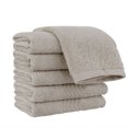 thumbnail image 2 of Unique Bargains 100% Cotton 6-Pack Washcloth Face Towels 13" x 13" Camel Color, 2 of 8
