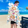 thumbnail image 5 of SKYSONIC Beach Towels 30"x60", Summer Beach Starfish Camping Towels Slippers Sand Free Beach Towel, Large Beach Towels Quick Dry Bath Travel Towels Pool Yoga Beach Mat for Men Women, 5 of 7