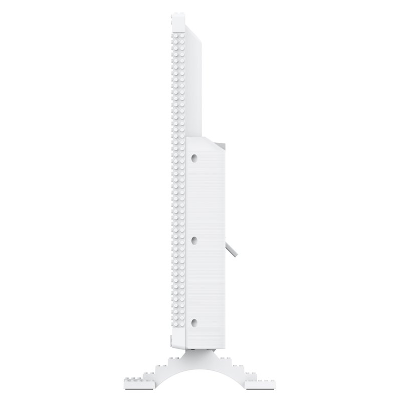 onn 32" 1080P FHD Building Block Smart Roku TV - White (TVBBWTE36014570) display and camera view
