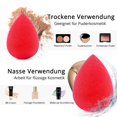 thumbnail image 4 of Make Up Sponge Set, 5 Piece Beauty Make Up Sponge Foundation Mixing Sponge, Multicolored Makeup Sponges, 4 of 5