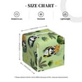 thumbnail image 4 of Yiaed Cute Panda Bear In Greenery Forest Print Tissue Box Cover, PU Leather Decorative Organizer for Tabletop, Bathroom, Car, Office Creative Decorative, 4 of 7