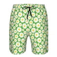 thumbnail image 4 of Naloa Daisies Flowers Men's Beach Shorts, Surfing shorts, Swim trunks, Quick Dry Swim Trunks for Surfing Beach Fun - XX-Large, 4 of 9