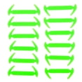 thumbnail image 2 of Cordones elásticos de silicona jinwen para zapatos deportivos Verde Paquete de 12, 2 of 3