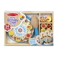 thumbnail image 5 of Melissa & Doug Birthday Party Cake - Wooden Play Food With Mix-n-Match Toppings and 7 Candles, 5 of 10