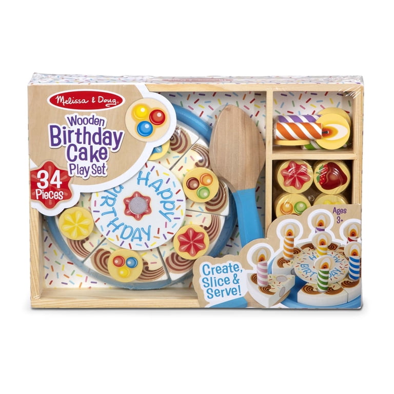 New Classic Toys 10624 - Plateau Biscuits Ensemble 7 Pièces - Jouet Cuisine En Bois Bon Appetit