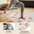thumbnail image 4 of Light Pink Fairy Pattern Hot Yoga Mat Towel Non Slip for Hot Yoga - Quick-Drying Yoga Mat Cover with 4 Corner Pockets with Travel Bag - Hot Yoga Towel Non Slip Grip Moisture Wicking Sweat 70"x26", 4 of 6