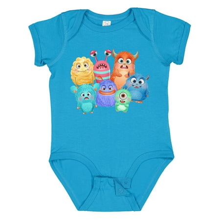 

Inktastic Halloween Monsters! Boys or Girls Baby Bodysuit