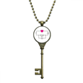 thumbnail image 1 of Love Current Voltage Resistance Key Necklace Pendant Tray Embellished Chain, 1 of 3