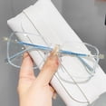 thumbnail image 3 of YAOBAMM Slimming Color-changing Sunglasses Blue Light Blocking Glasses Unisex Large Frame Clear View Strong Hinge Transparent Brim Eye Protection, 3 of 7