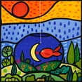 thumbnail image 2 of Wallas 26x26 White Modern Wood Framed Museum Art Print Titled - Lino, 2 of 4