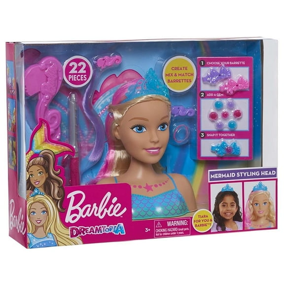Set Barbie Dreamtopia Sirena Peinados y Accesorios Mágicos